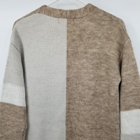 Joan Vass New York Multicolor Women's Open Front Cardigan Sweater Small - Picture 8 of 10